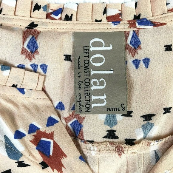 Anthropologie Dolan Left Coast Aztec Dress-Size P8 - Picture 5 of 9